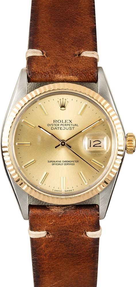 women's rolex leather strap|rolex original leather strap.